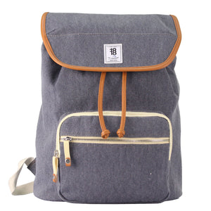 Mochila Rucksack Algodón Azul