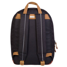 Load image into Gallery viewer, Mochila Daypack Negra Rombos bolsillo frontal