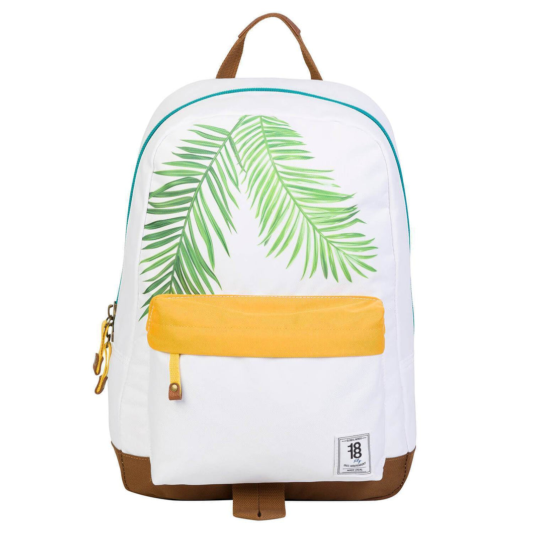 Mochila Daypack Blanca Tropical