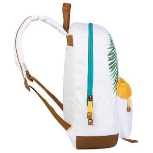 Mochila Daypack Blanca Tropical