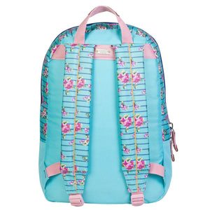 Mochila Daypack Azul Flores