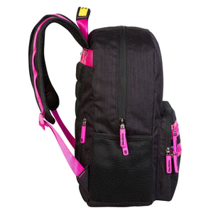 Mochila Daypack negro / rosa neon