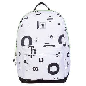 Mochila Daypack blanco y negro