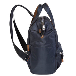 Mochila Tote Algodón Azul