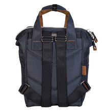 Load image into Gallery viewer, Mochila Tote Algodón Azul