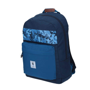 mochila daypack franja camo azul