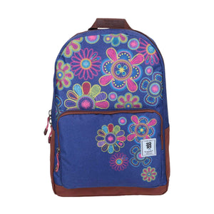 mochila daypack flores multicolor