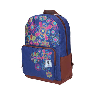 mochila daypack flores multicolor