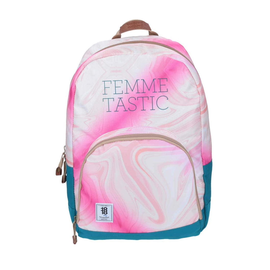 mochila daypack abstract rosa