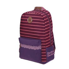 Load image into Gallery viewer, mochila daypack líneas Rosa-Tinto