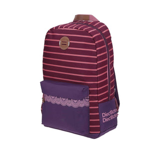 mochila daypack líneas Rosa-Tinto