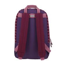 Load image into Gallery viewer, mochila daypack líneas Rosa-Tinto