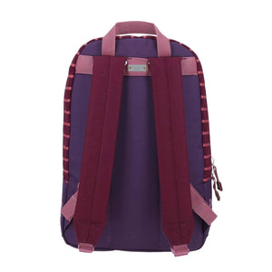 mochila daypack líneas Rosa-Tinto