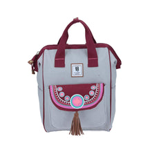 Load image into Gallery viewer, mochila tote backpack tribal gris