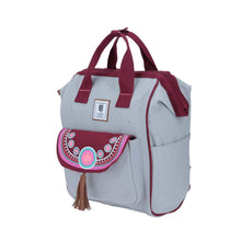 Load image into Gallery viewer, mochila tote backpack tribal gris