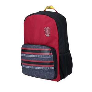 mochila daypack bolsillo frontal estilo denim