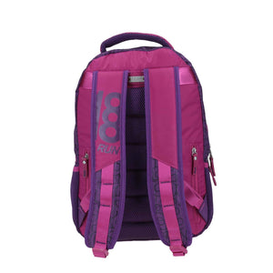 mochila daypack ochos rosa-morados